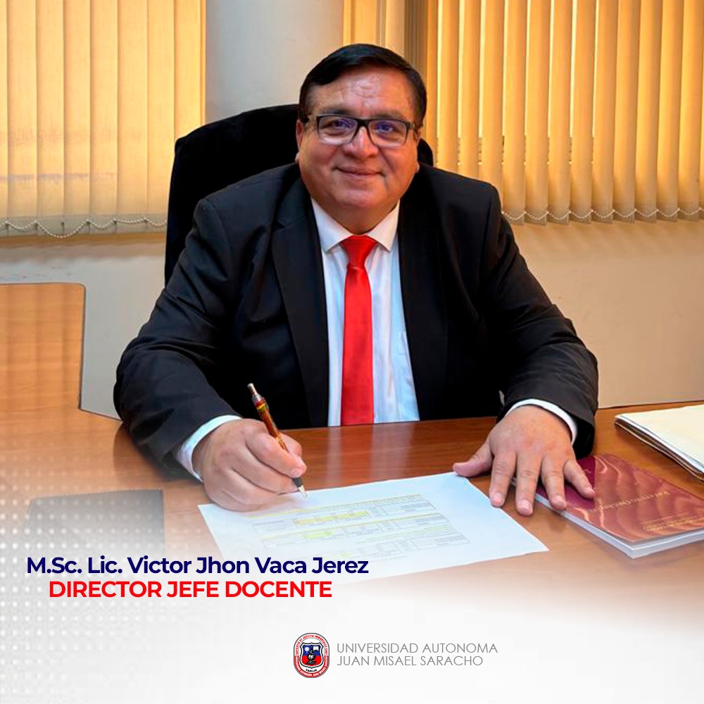 M.Sc. Lic. Victor Jhon Vaca Jerez